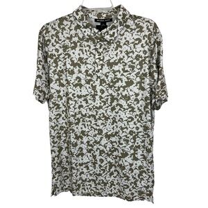 NWT MICHAEL KORS Men’s Polo Shirt Size Medium Multi Colors Stretch Short Sleeves
